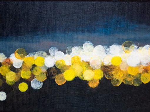 Luces en una ruta lejana